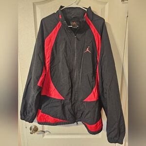 Jordan Black and Red Windbreaker Jacket